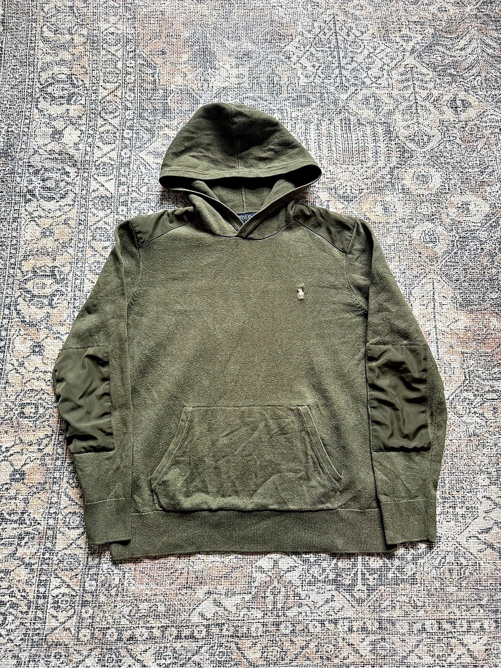 Polo Ralph Lauren Olive Knitted Hoodie